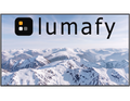 lumafy CORE 4K Digital Signage Display, Frontansicht mit Bildinhalt
