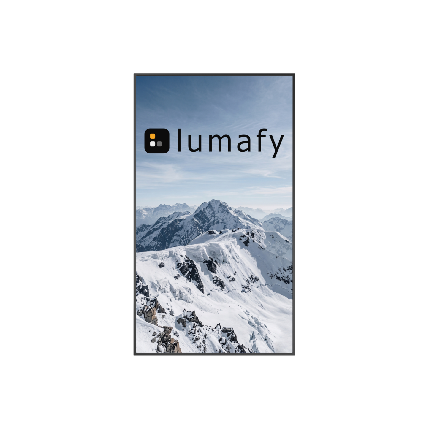 lumafy ONE Ultra-Thin 4K Digital Signage Display