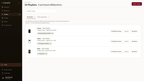 Playlisten in lumafy: Fitness, Gastro und Retail, jede einem Bildschirm zugewiesen und im Einsatz.